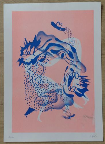 Serigrafía. RIKI BLANCO
